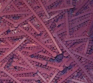 Orthodontic - Purple - Ligature Ties - Dental - Elastic - Bands