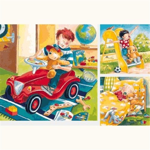 Mein Teddy und ich, 3 x 49 Teile Puzzle Preisvergleich