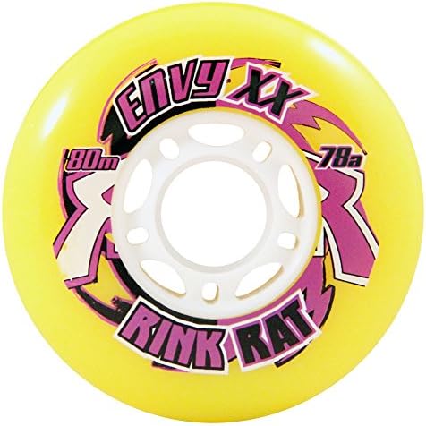 ROLLER HOCKEY WHEELS Rink Rat Envy XX Grip Inline Hockey Wheels - 68mm
