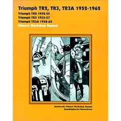Triumph Tr2, Tr3, Tr3a 1952-62 Owners Workshop Manual