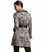 Lush Lace Printed Satin Trench Coat Product Image