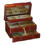 Mele Rachel Walnut Jewelry Box 420-11