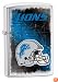 Zippo NFL Lions Lighter, Silver, 5 1/2 x 3 1/2cm
