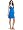 Jules & Jim Women's Classic Summer Knit Dress, Blue, X-Small