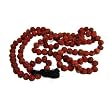 Rudraksha XL Mala Seed Prayer Necklace 78 ", 108 Beads at 18mm