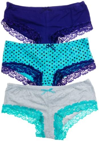 3 Pack Body Embrace Women's Cotton Hipsters