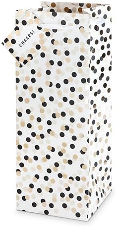 Cakewalk Tuxedo Dots Liquor and Champagne Bag, Gold