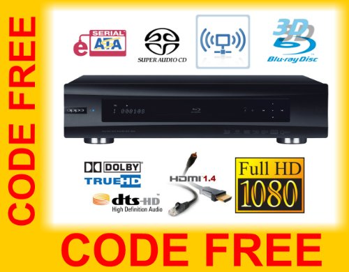 OPPO BDP-95EU Blu-ray 3D Player - Code Free / Region Free