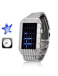 Promise Promise 14-LED Date Time Fashion Wrist Watch with Leather Band (Battery include)