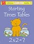 Starting Times Tables Sticker Math (Usborne Sticker Math)