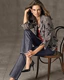 Apparel : Flocked plaid jacket