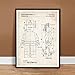 Mini Figurine 1979 Patent Art Print (5 x 7)