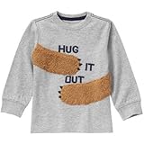 GYMBOREE(ジンボリー) ベアハグティ ヘザーグレー トップス長袖Tシャツ 18～24ヶ月【並行輸入】