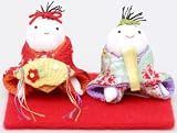 『ﾐﾆわらべちゃん雛』 お雛様/雛人形/玄関にも飾れる小型ﾀｲﾌﾟ
