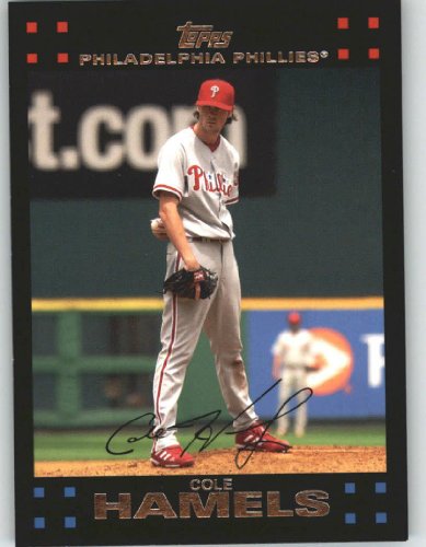2007 Topps #55 Cole Hamels - Philadelphia Phillies (Baseball Cards)