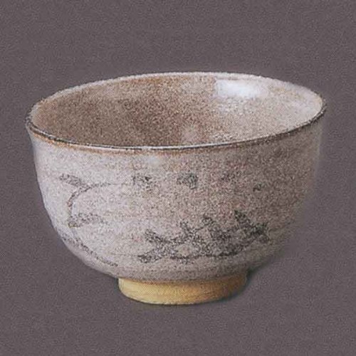 抹茶茶碗　絵唐津丸　美濃焼　y865-12