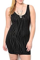 Plus Size Polyester/Spandex  Dress