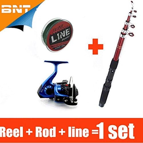 2.1M/ 2.4M/ 2.7M Fishing Rod Fishing Reel Fishing Lure Fishing Combo Set Lake /Boat Fishing