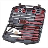 18 Pc. Deluxe Barbecue Tool Set in Case
