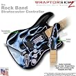 Metal Flames Blue WraptorSkinz Skin fits Rock Band Stratocaster Guitar for Nintendo Wii, XBOX 360, PS2 & PS3 (GUITAR NOT INCLUDED)