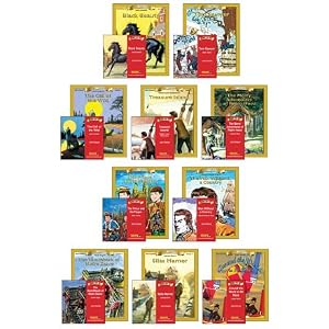 Set of All 10 Workbook & Audio Book CD Classics for Reading Grade Level 2 (Bring the... by EDCON Publishing Group