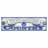 NHL Toronto Maple Leafs 9-by-30 Wood Sign