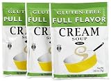 Full Flavor Foods Cream Soup Mix (Gluten, Free), 2.65 oz, 3 ct (Quantity of 4)