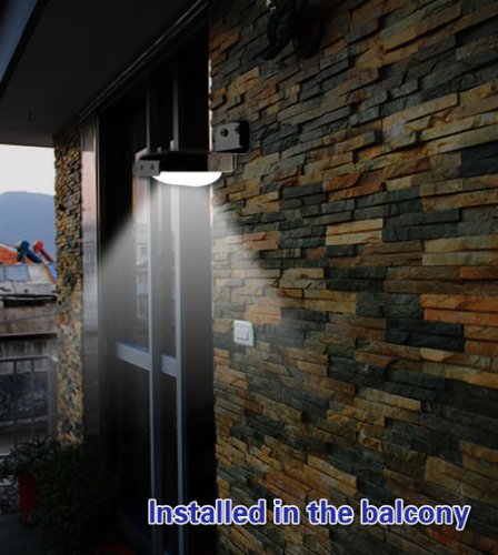 Outdoor solar LED wall-lamp,solar light,voice control