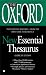 Book The Oxford New Essential Thesaurus