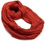 IMAGE OF French Connection Women's Chunky Monkey Scarf, Red, One Size