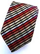 " Panzon Tie " Poly Woven Colored Stripes " Panzon Tie " Poly Woven Colored Stripes