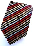 " Panzon Tie " Poly Woven Colored Stripes