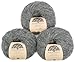 Extra Soft Baby Alpaca Merino Wool Yarn Weight Category #4 Worsted, Aran, Afghan, Medium -Set of 3 Skeins 150 Grams Total- Luxuriously and Caring Soft