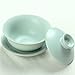 Chinese Porcelain Celadon Ru Kiln Tea Cup Green Color Gaiwan Lidded Bowl 130ml