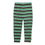 Zutano Girls 2-6x Skinny Midnight Stripe Legging, Fuchsia/Navy, 4T