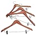 CedarFresh Cedar Hanger with Hanging Clips, Set of 4