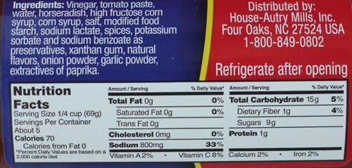 House Autry Cocktail Sauce, 11.5 Oz. (2-Pack)