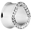 1/2" Stainless Steel CZ Teardrop Tunnel