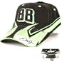 Dale Earnhardt Jr #88 Green Double Laser Adjustable Baseball Hat