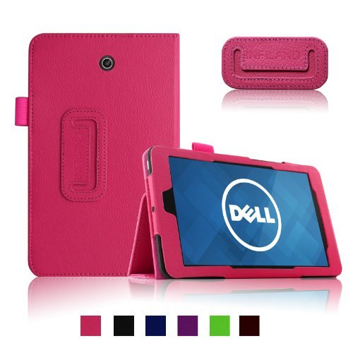 Infiland-Folio-PU-Leather-Slim-Fit-Stand-Case-Cover-for-Dell-Venue-7-16GB-Android-42-7inch-Tablet-DELL-Venue-7