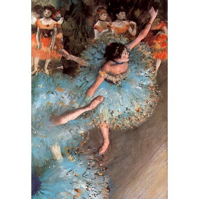 Edgar Germain Hilaire Degas (The green dancers) Art Poster Print - 11x17