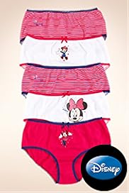 5 Pack Pure Cotton Minnie Mouse Briefs