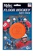Mylec Floor Hockey Puck, Orange (Pack of 6)