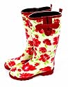 Laura Ashley 'Cressida' Patterened Ladies Rubber Wellington. Size 3
