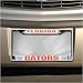 Sporting Goods : Florida Gators Chrome License Plate Frame