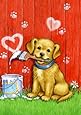 Toland Home Garden Painter Puppy 12.5 x 18-Inch Decorative USA-Produced Garden Flag