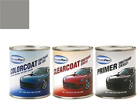 ExpressPaint Pint Acura EL Automotive Touch-up Paint - Magnesium Metallic NH-675M - Color + Clearcoat + Primer Package