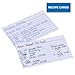 Mead Index Cards, Ruled, 3 x 5 Inch, White, 100 Per Pack (63350)