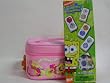 Spongebob Accesories Pink Case & 28 Dominos Pieces