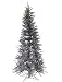 7.5' Black & Silver Regal Pine Tinsel Artificial Christmas Tree